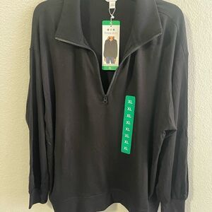 Three Dots 1/4 Zip Women’s Pullover Sweatshirt